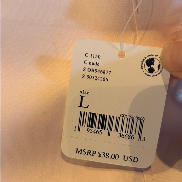 NWT FREE PEOPLE Nina bandeau scuba tube bra bralette in nude size large - Picture 5 of 8